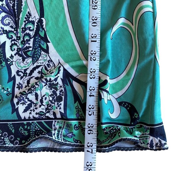 Elie Tahari Silk Paisley Midi Dress Women's Sz 2 Designer Chic - Picture 11 of 12
